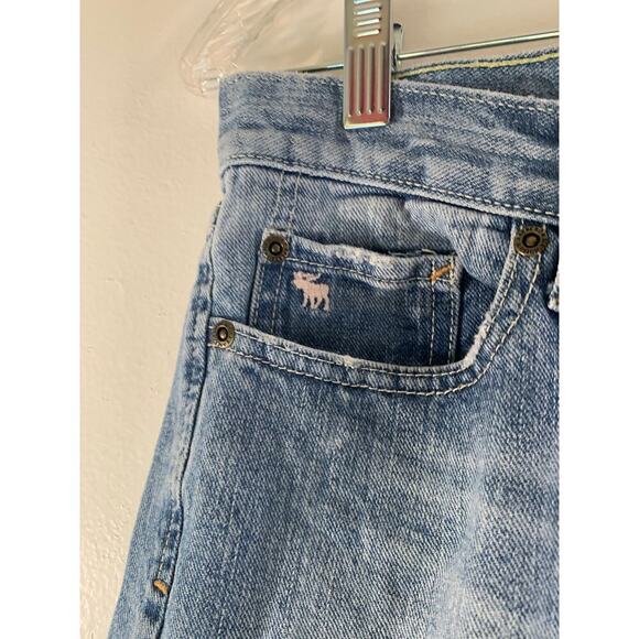 ABERCROMBIE & FITCH Women’s Cuffed Cropped Jeans / Size: 6 - Picture 10 of 10